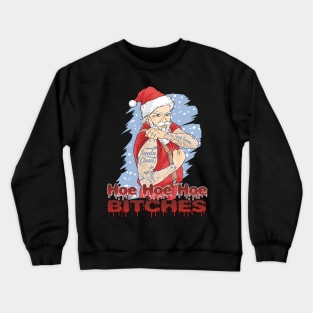 Cool Santa - Santa Claus - Hipster Santa Crewneck Sweatshirt